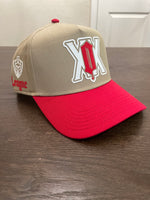 XXO 5 Panel - Oatmeal/Red